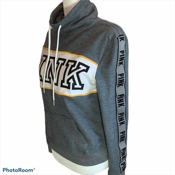 Victoria's Secret PINK Funnel Neck Pullover Hoodie Size XS - Picture 8 of 9